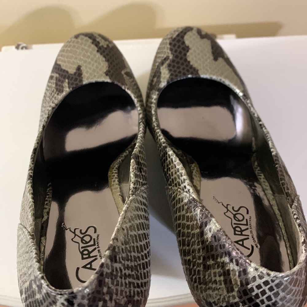 👠 Carlos by Carlos Santana snake
print wedges👠 - Picture 7 of 7